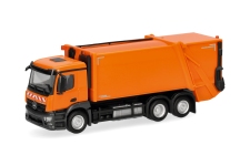 Herpa 321839 - H0 - Mercedes-Benz Actros M Pressmüll-Fahrzeug - orange